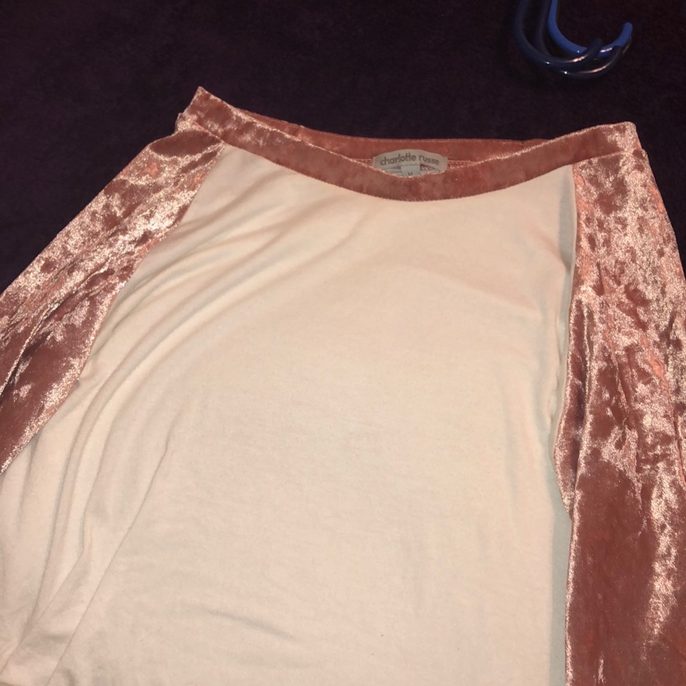 Pink and white shirt